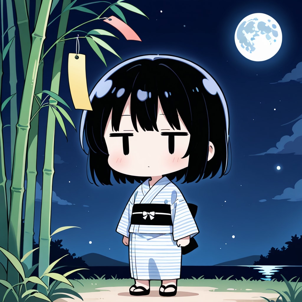 七夕なので、短冊に願い事を…