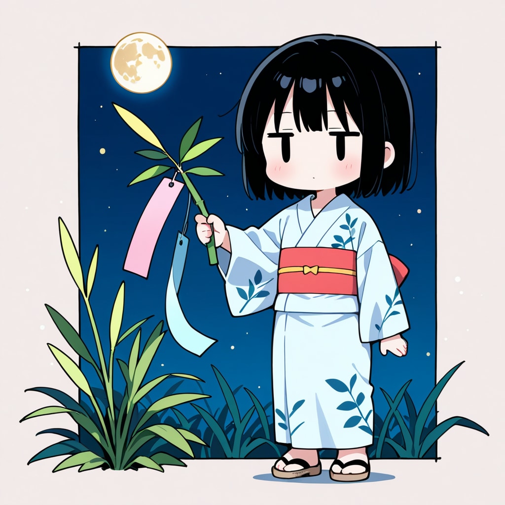 七夕なので、短冊に願い事を…