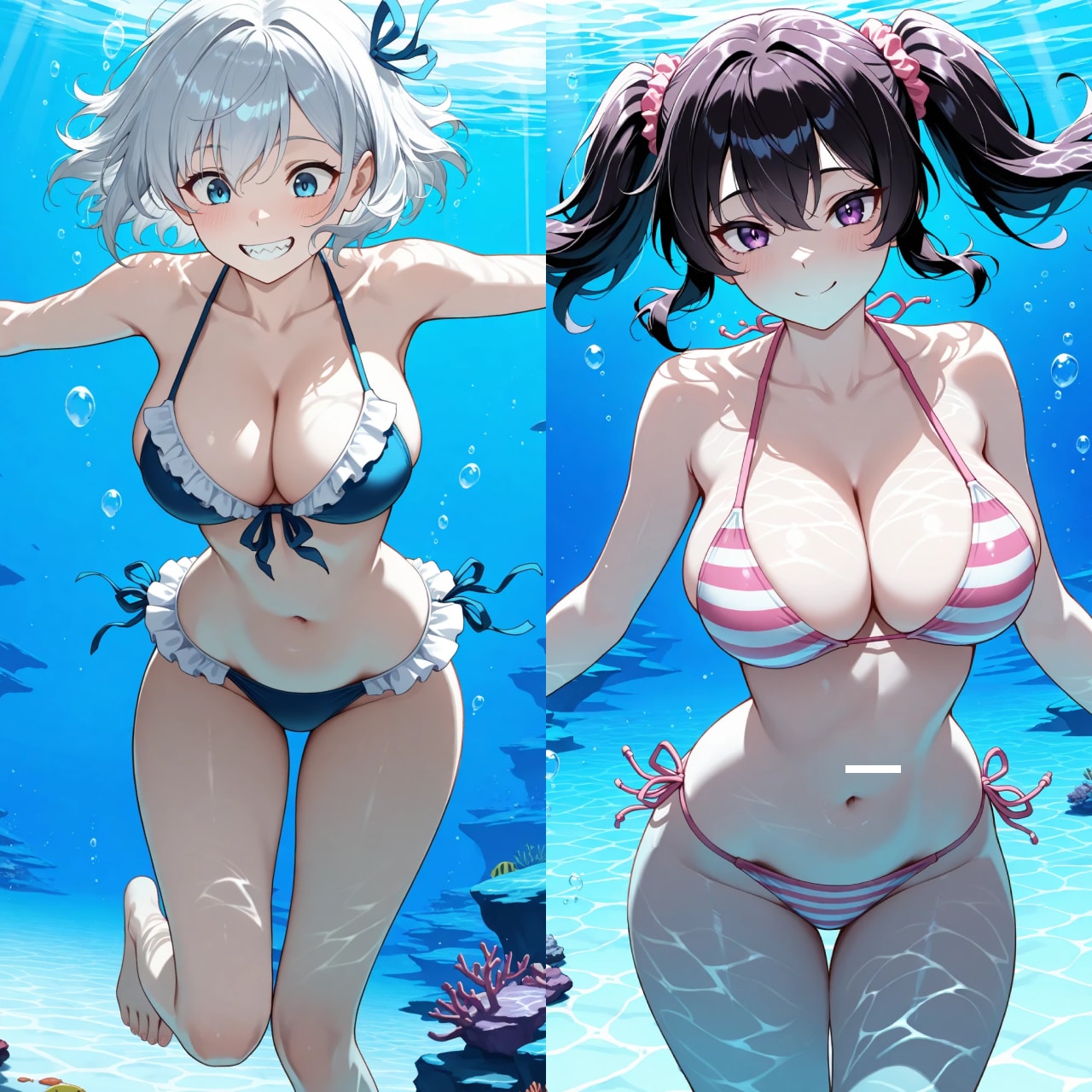 水中詰め合わせ 彩翔ちゃん&瑛子ちゃんスペシャル編