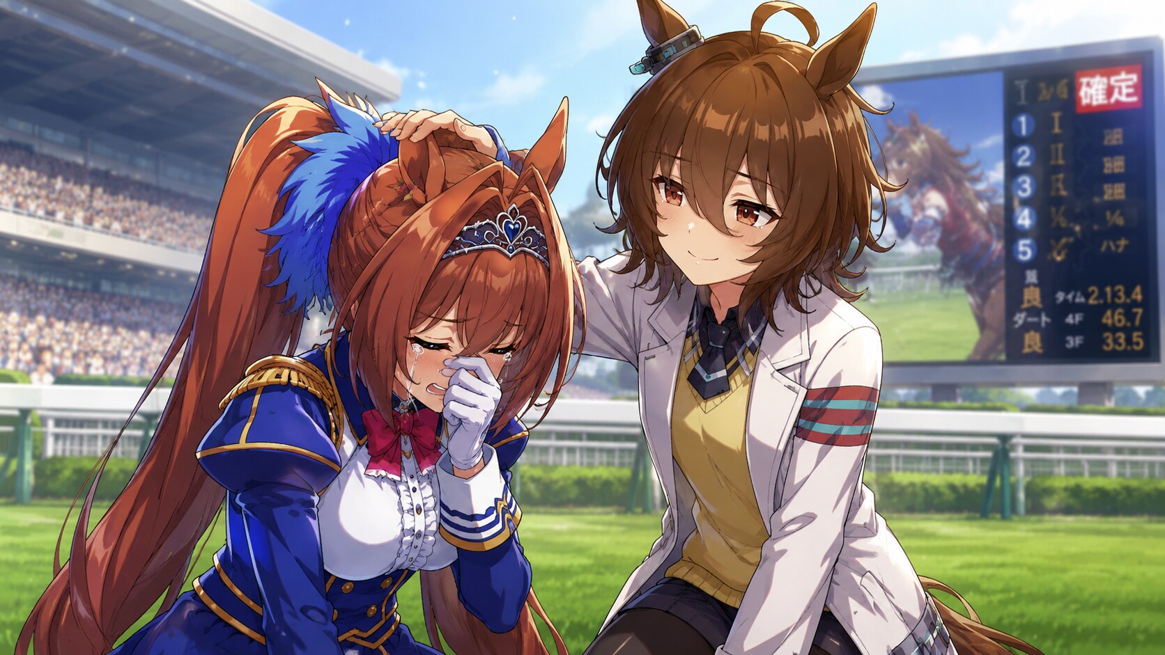 スカーレットを慰めるタキオン | の人気AIイラスト・グラビア