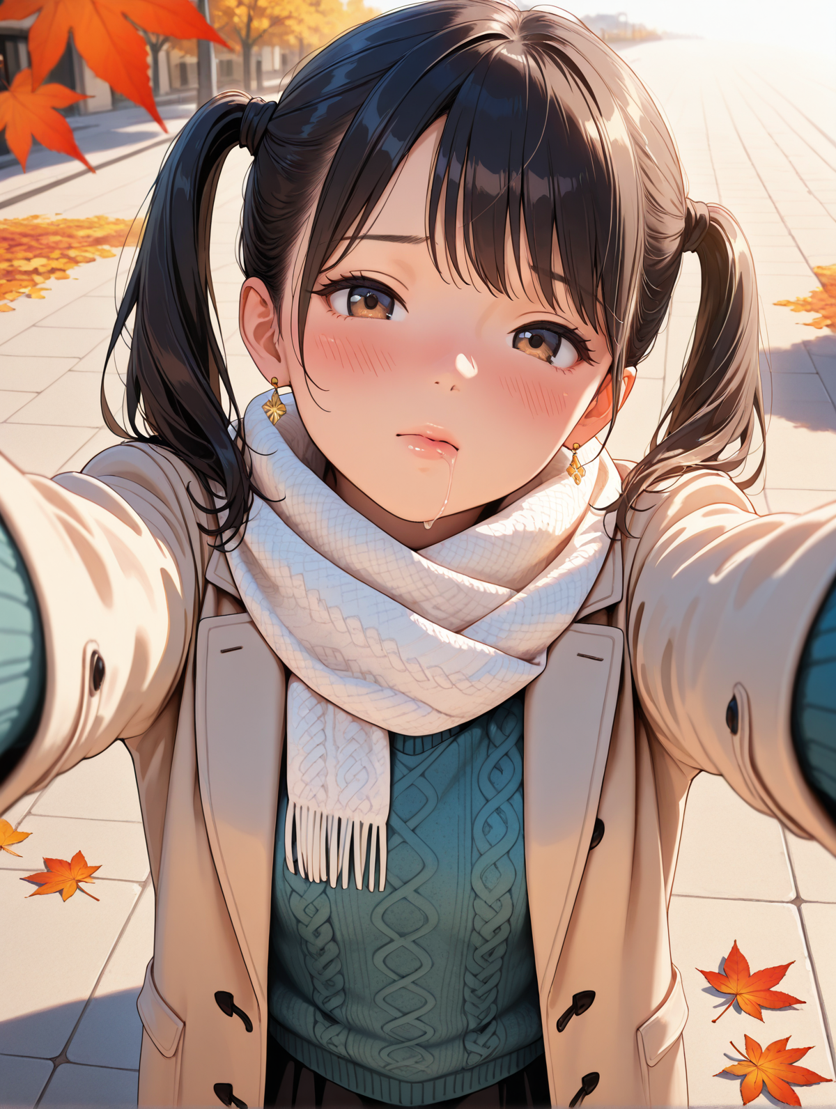 10分ベロチュウ後：ツインテビッチ１ | の人気AIイラスト・グラビア