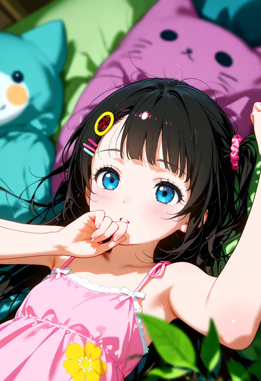 黒髪の美少女(360)