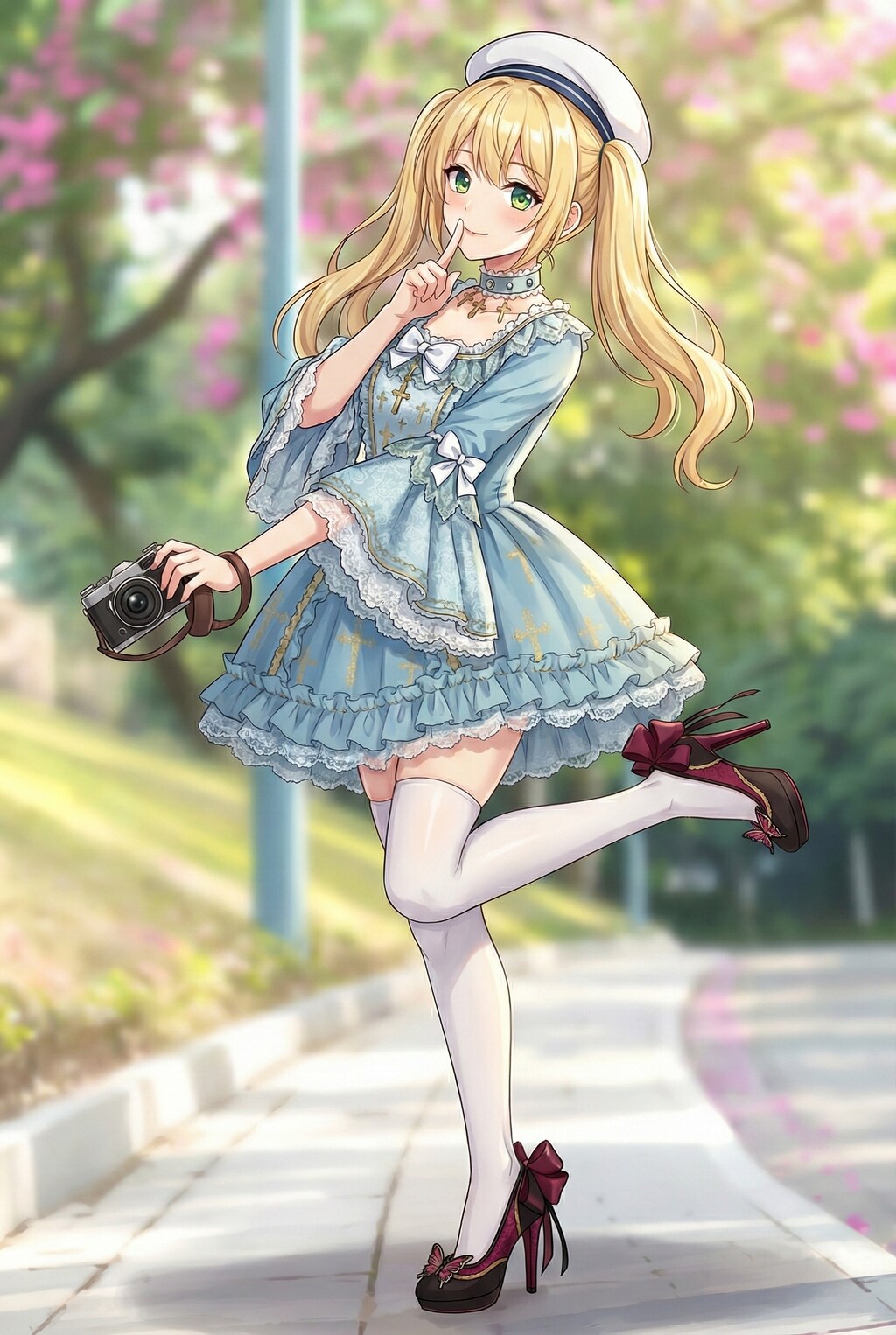 春庭に秘められた金糸の囁き