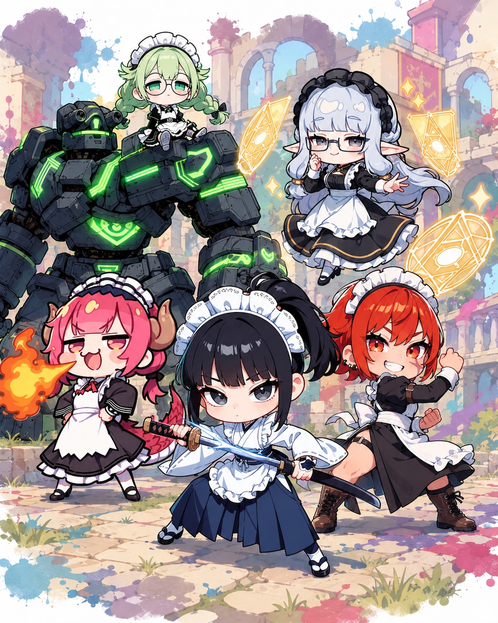 クセな属性メイドたち詰め合わせ