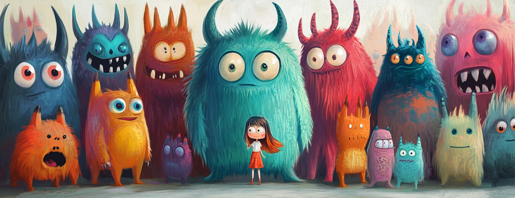 女の子と怪物たち | の人気AIイラスト・グラビア
