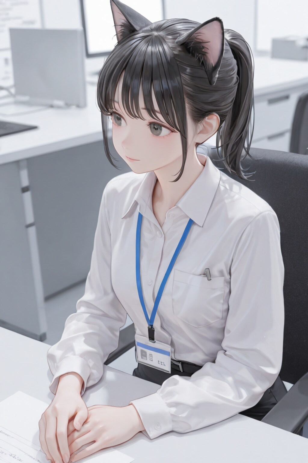 猫耳女子社員