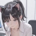 猫耳女子社員 5枚目