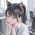 猫耳女子社員 3枚目