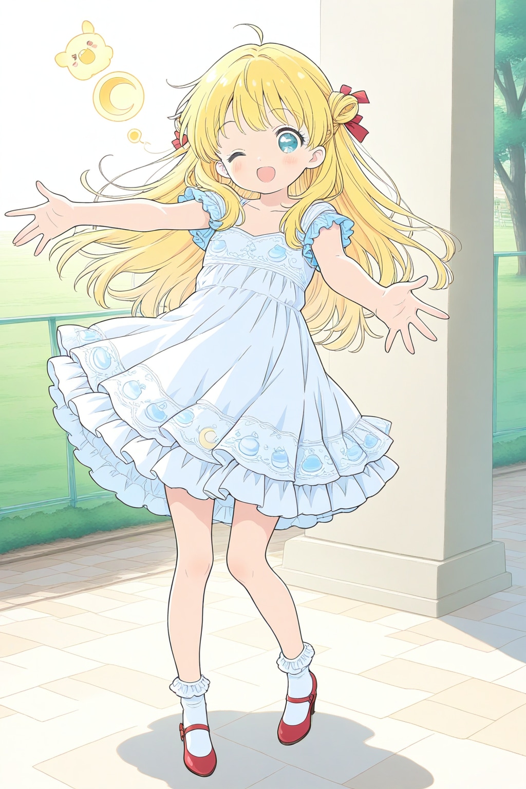 ちちぷいちゃんの水遊び