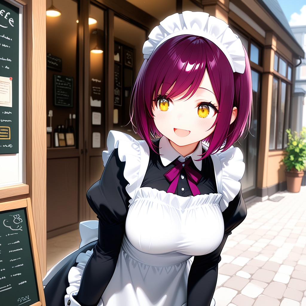 こんにちは（挨拶メイドの芽衣ちゃん）