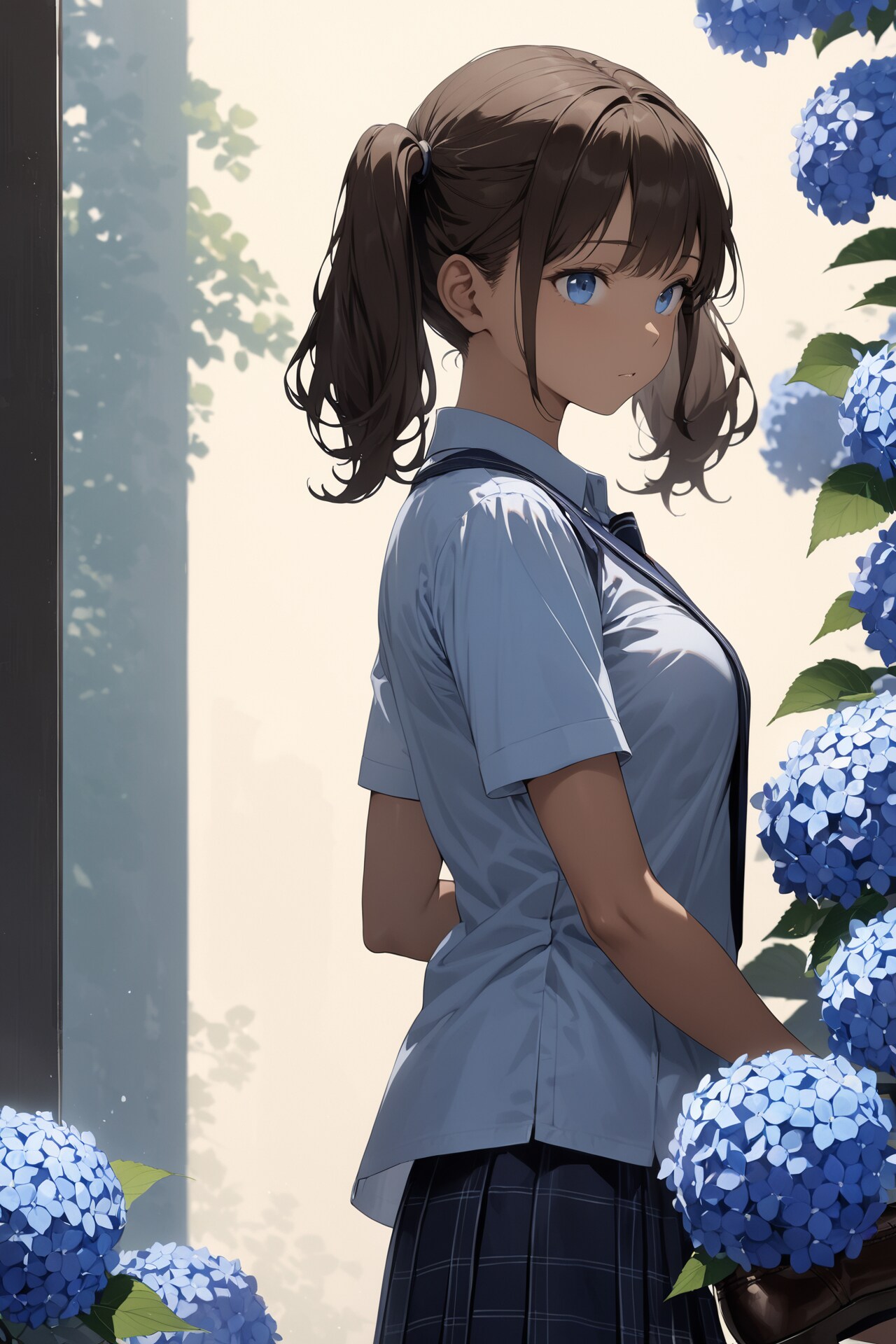 梅雨の晴れ間の登校 | の人気AIイラスト・グラビア