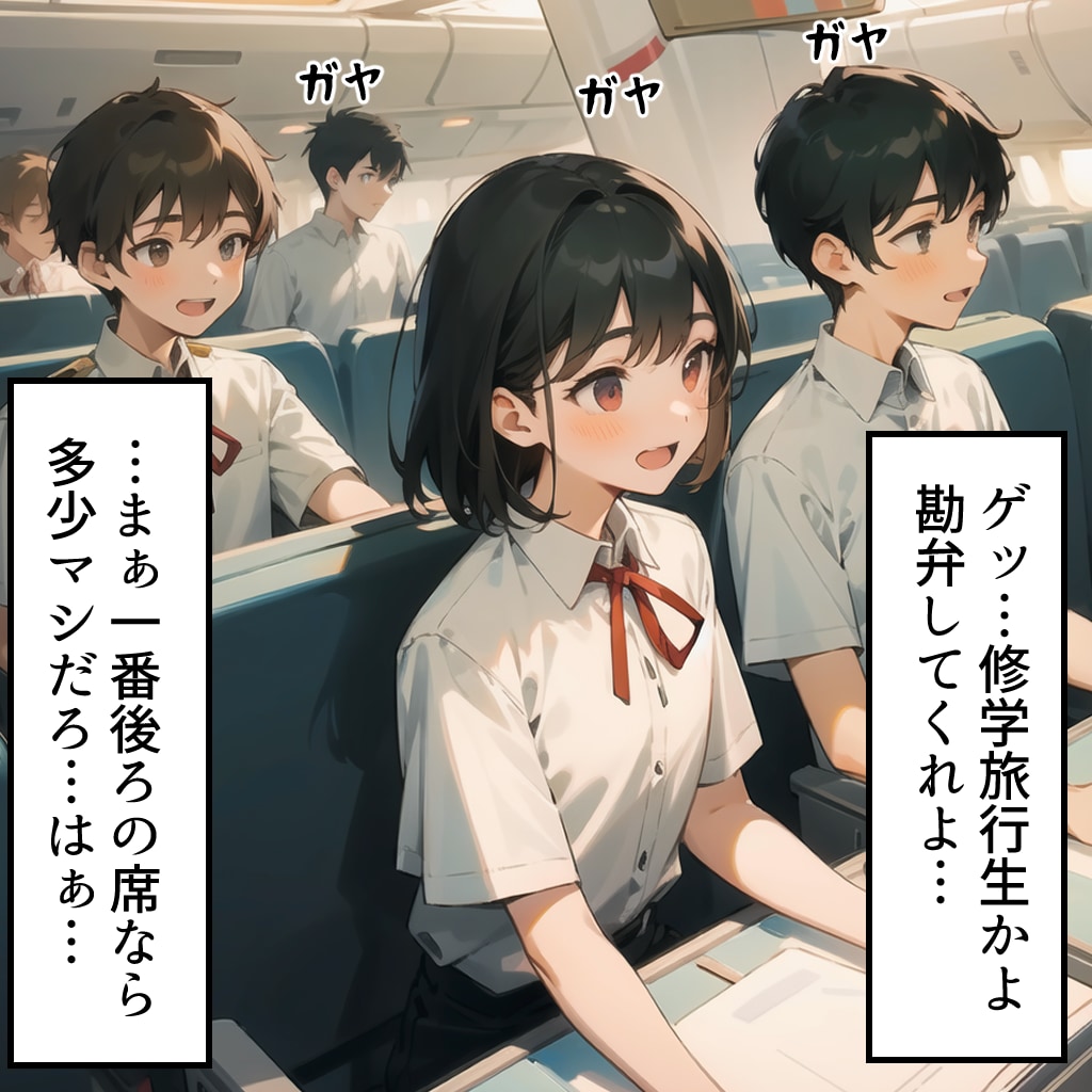 帰りの飛行機で①