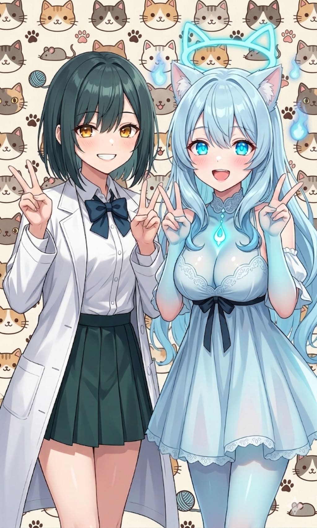 Kamenashiさんの看板娘達とシロネさん