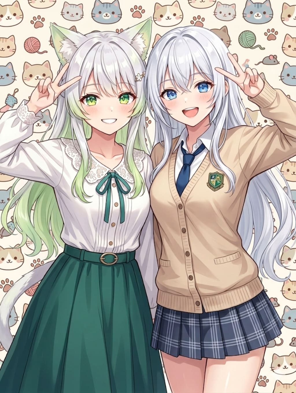 Kamenashiさんの看板娘達とシロネさん