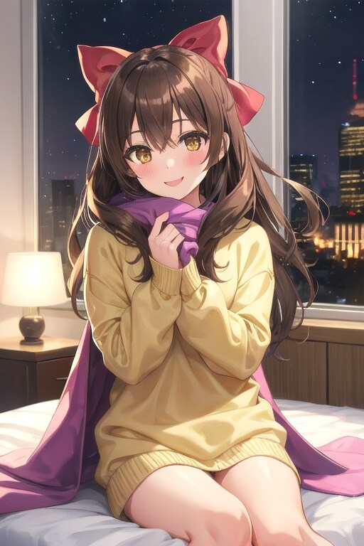 毛布にくるまるなごみちゃん🐱♡ | の人気AIイラスト・グラビア