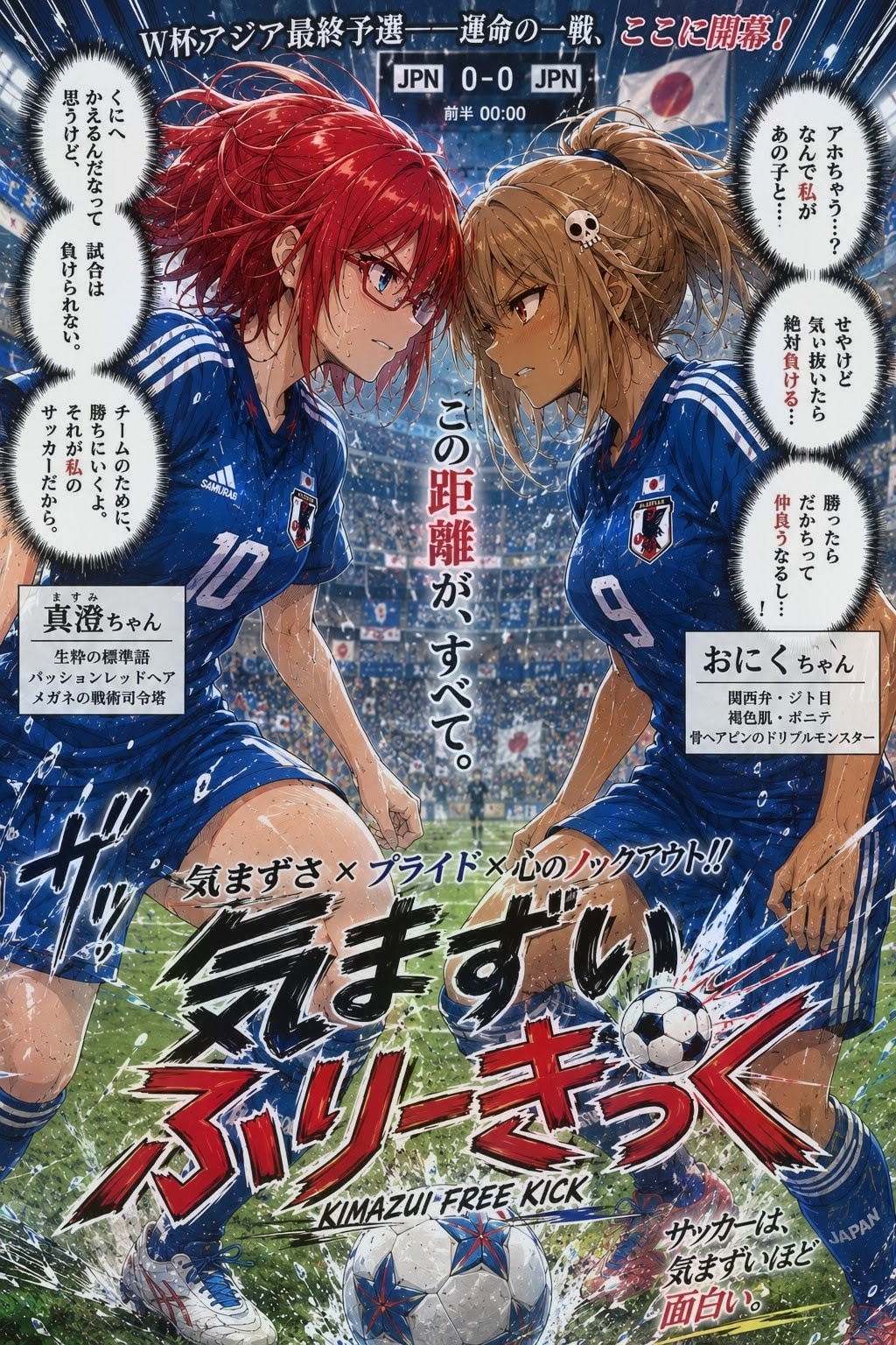 おにく🍖＆真澄👓️くにへかえるんだな【サッカー編】