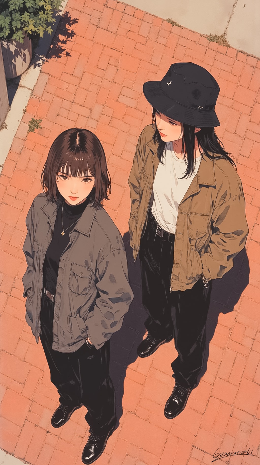 ストリート午後モード／スマホ壁紙アーカイブ