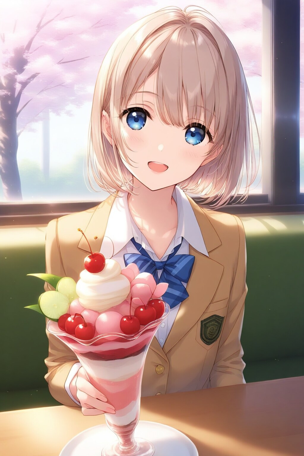 桜パフェ | の人気AIイラスト・グラビア