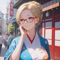 晩夏の京 2枚目