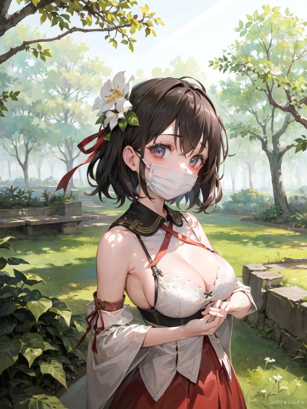 裏アカの巫女さん