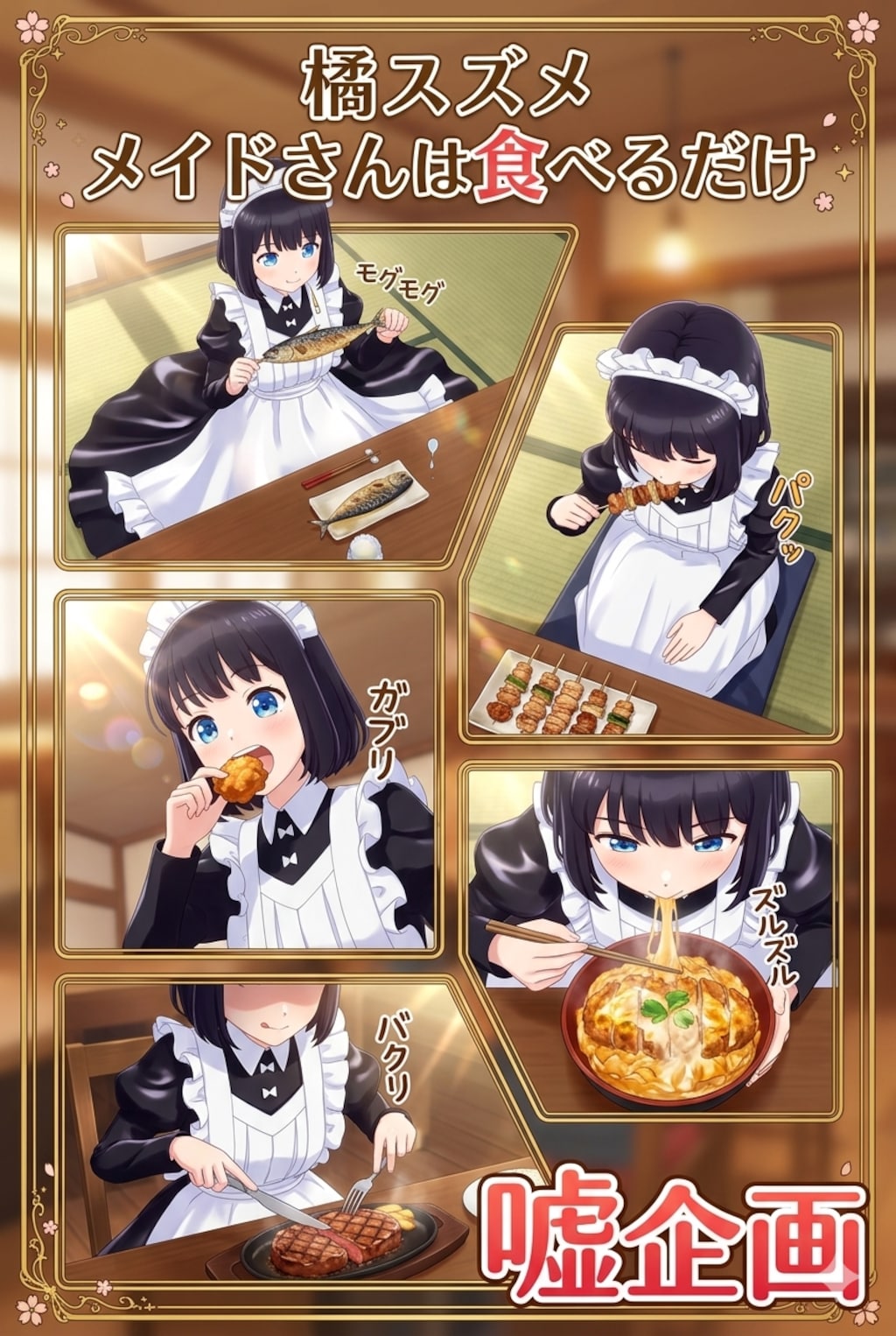 メイドさんは食べるだけ　橘スズメ