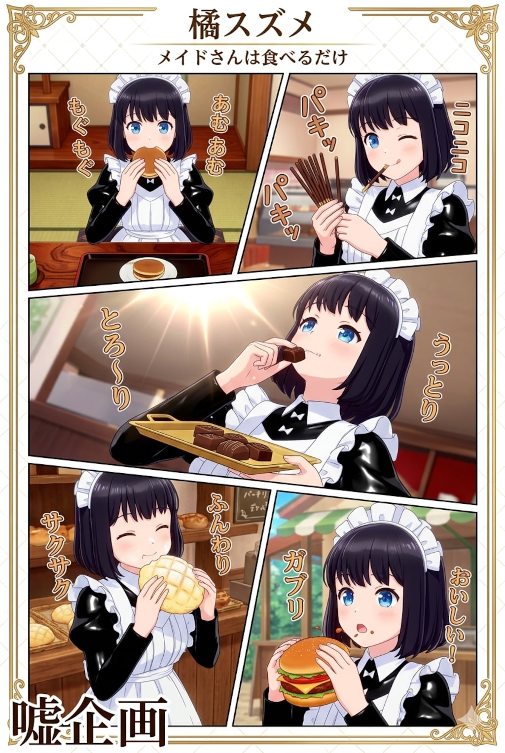 メイドさんは食べるだけ　橘スズメ