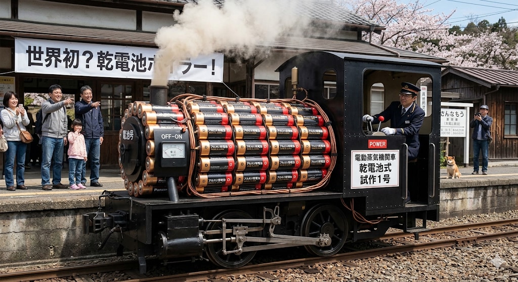 ハイブリッド蒸気機関車爆誕！