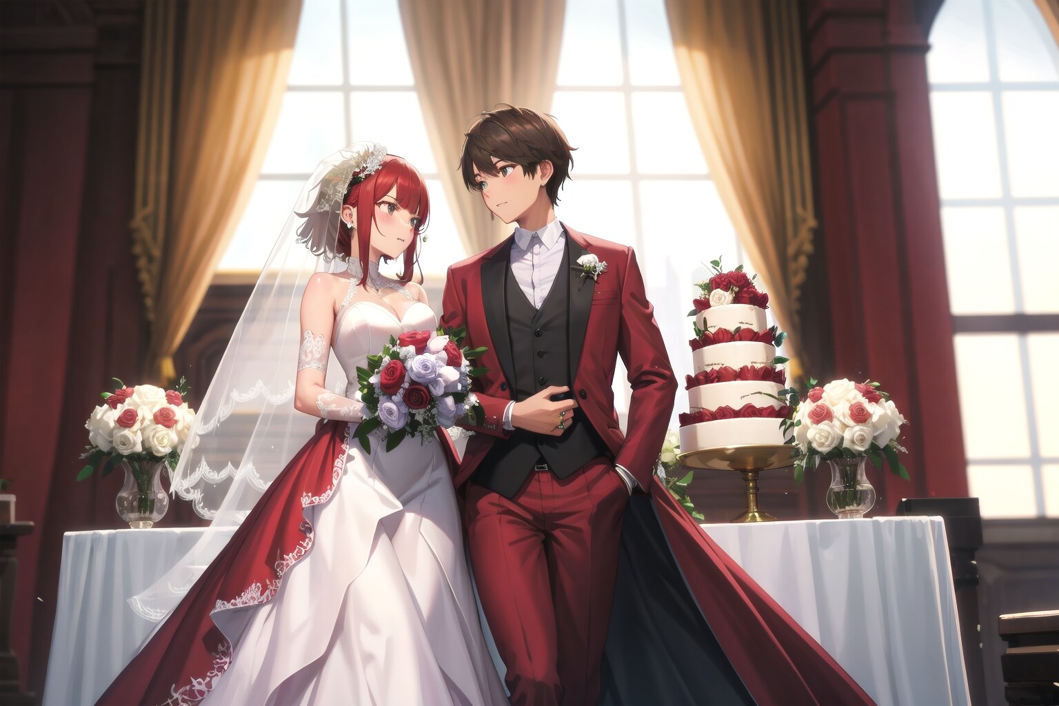 お色直して | の人気AIイラスト・グラビア