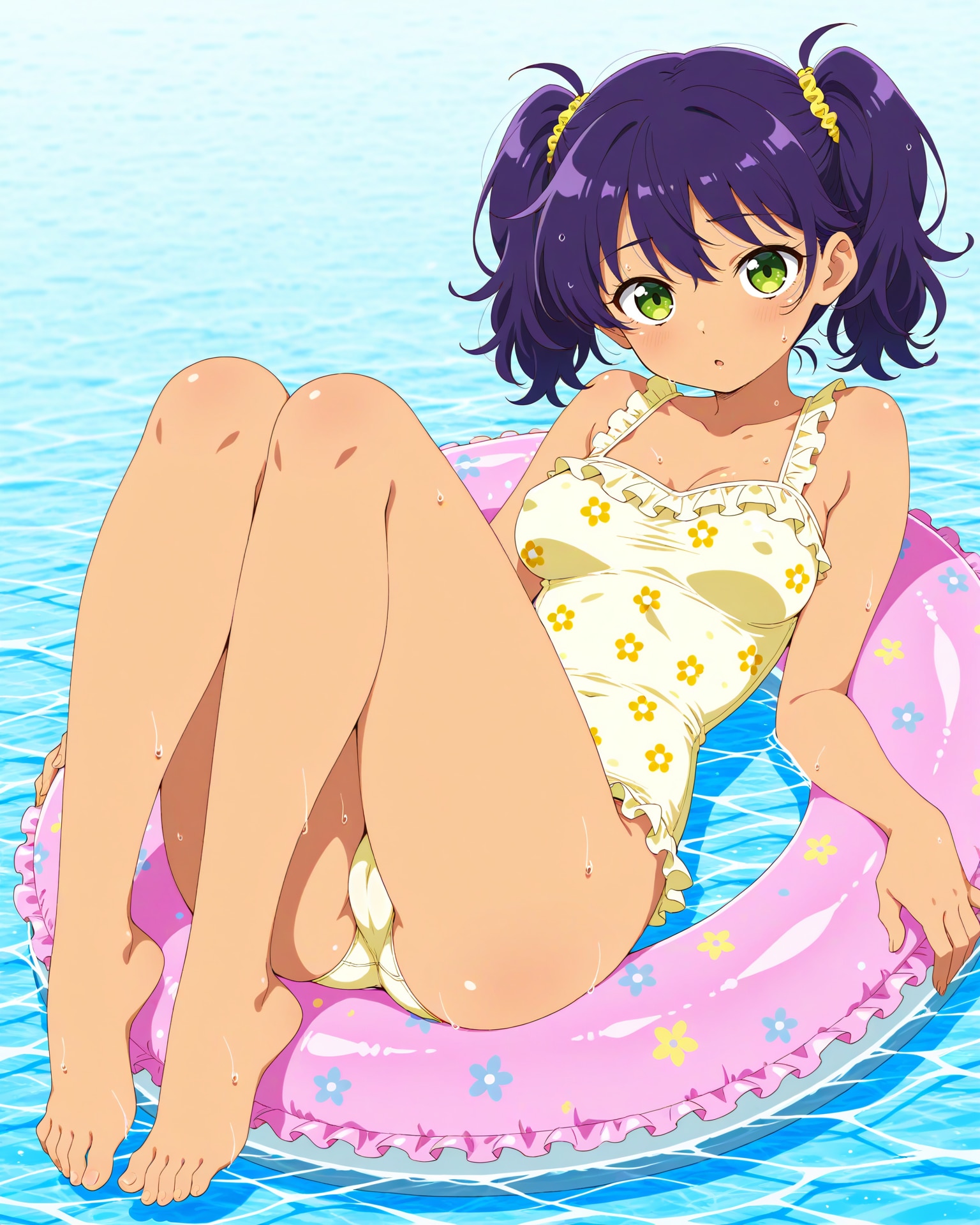 ちょっと窮屈な水着