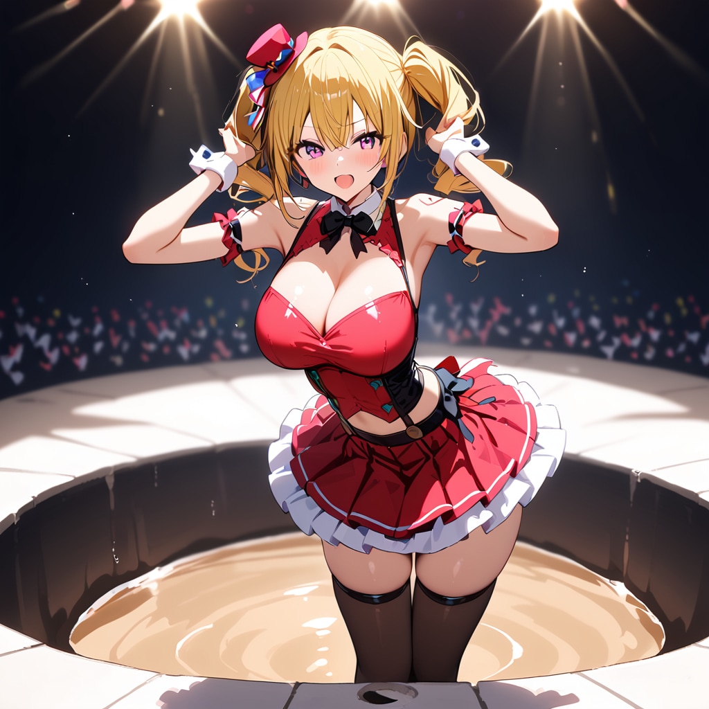 とある国の万博最終日の閉会イベントでダンス披露したアイドルちゃんです。