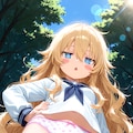 聞いたぞ、にぃにぃにパンツを見せたらアイスを買てもらえるんだと、アイス食べたいぞ、買ってもらえるまでスカート履かないぞ 2枚目