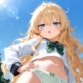 聞いたぞ、にぃにぃにパンツを見せたらアイスを買てもらえるんだと、アイス食べたいぞ、買ってもらえるまでスカート履かないぞ 4枚目