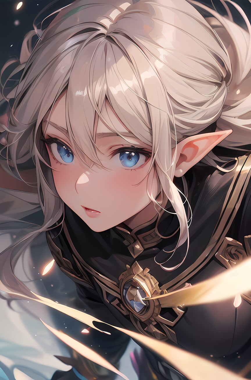 風の魔法とエルフさん♪