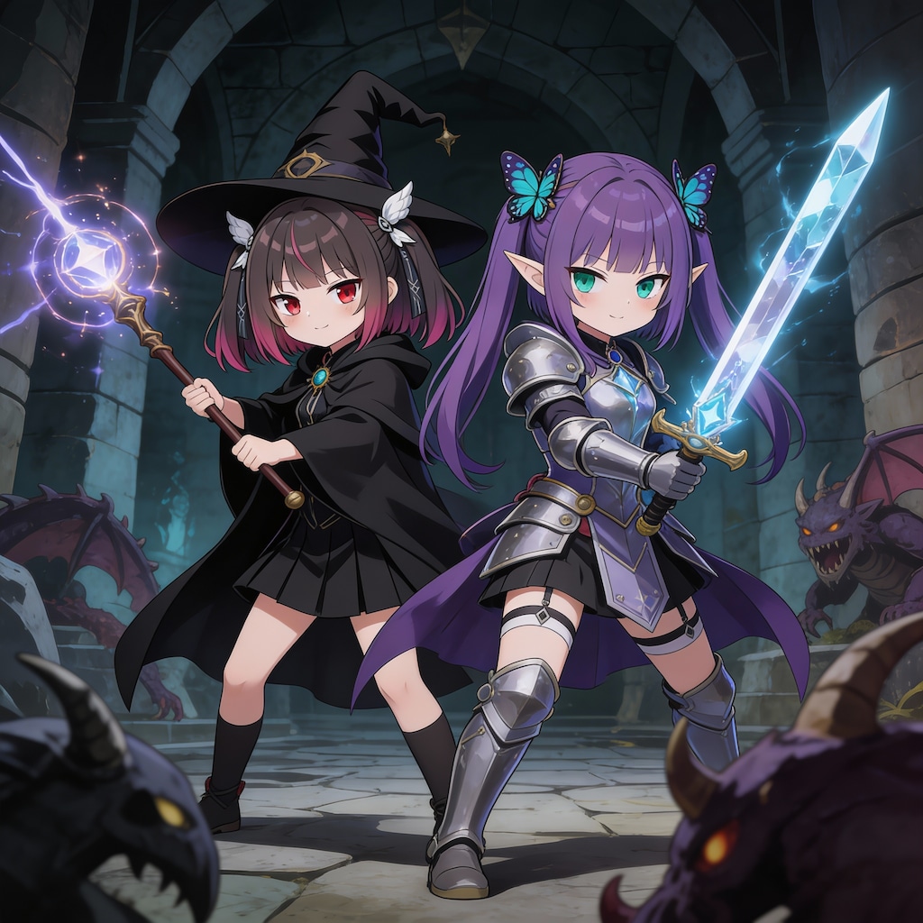 ダンジョン攻略に挑むミテルちゃん