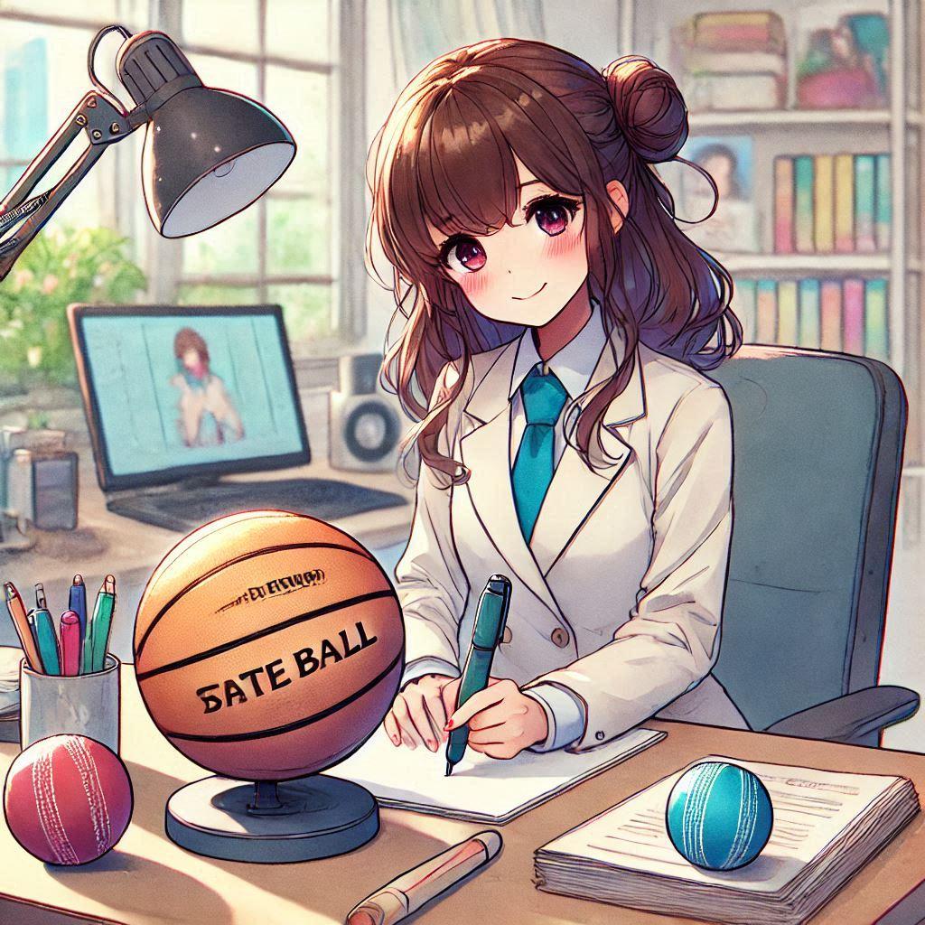 [Dalleさんで]○ートボールを作る女の子[ベートボール] | の人気AIイラスト・グラビア