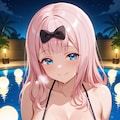 過激な水着の千花ちゃん 3枚目