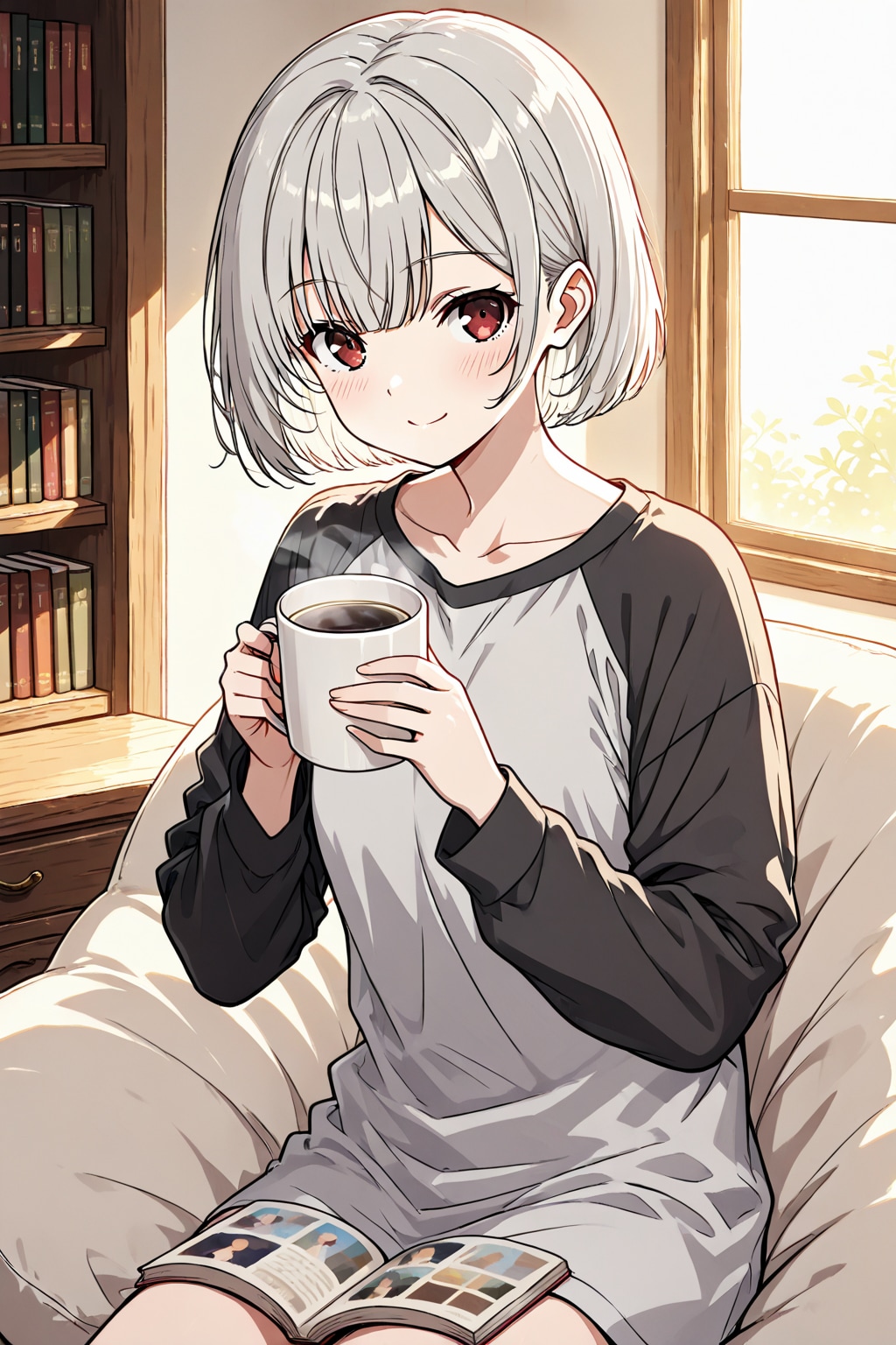 夕の休日のひととき