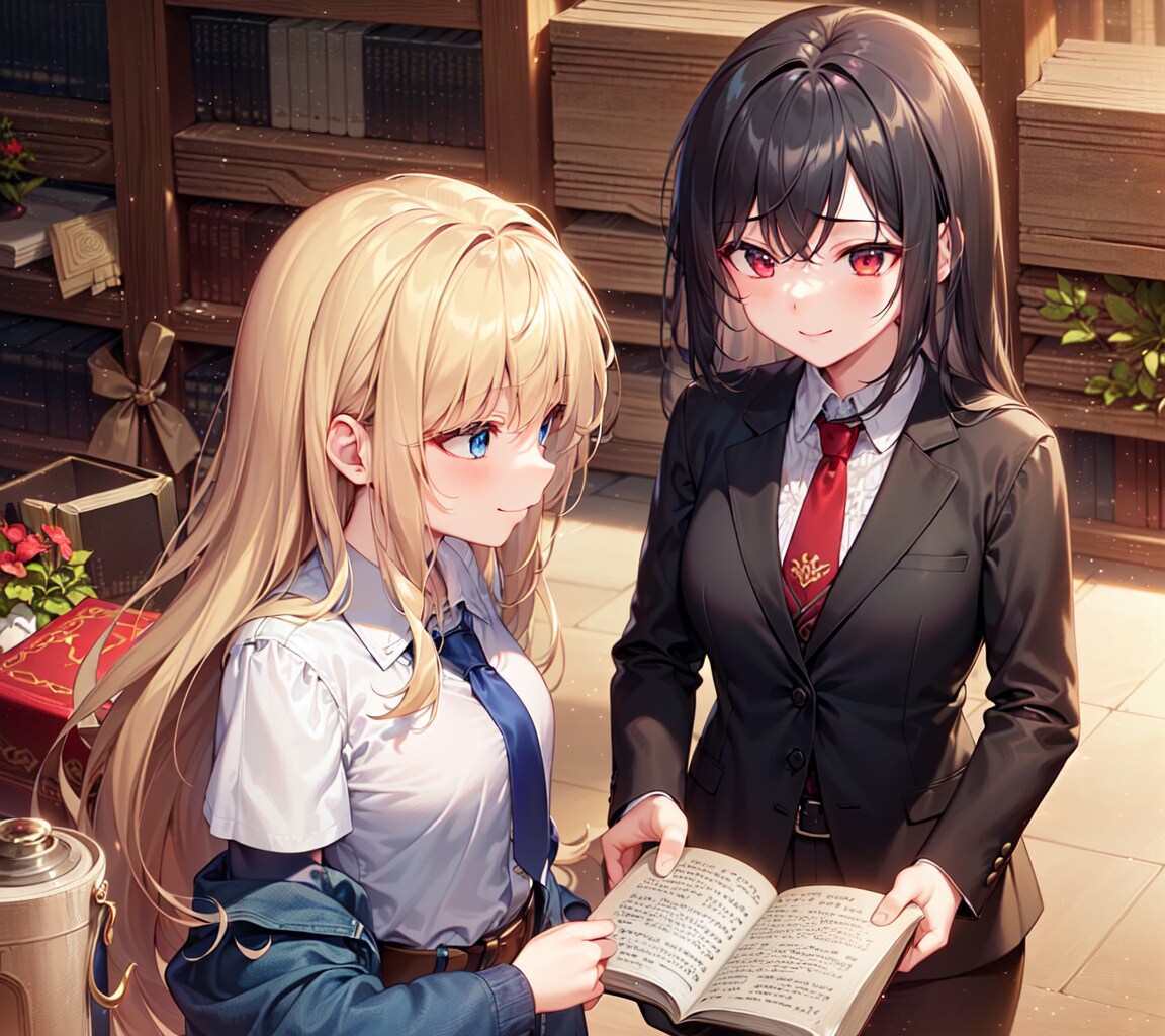 ししょちゃんに本探しを手伝って貰うちちぷいちゃん