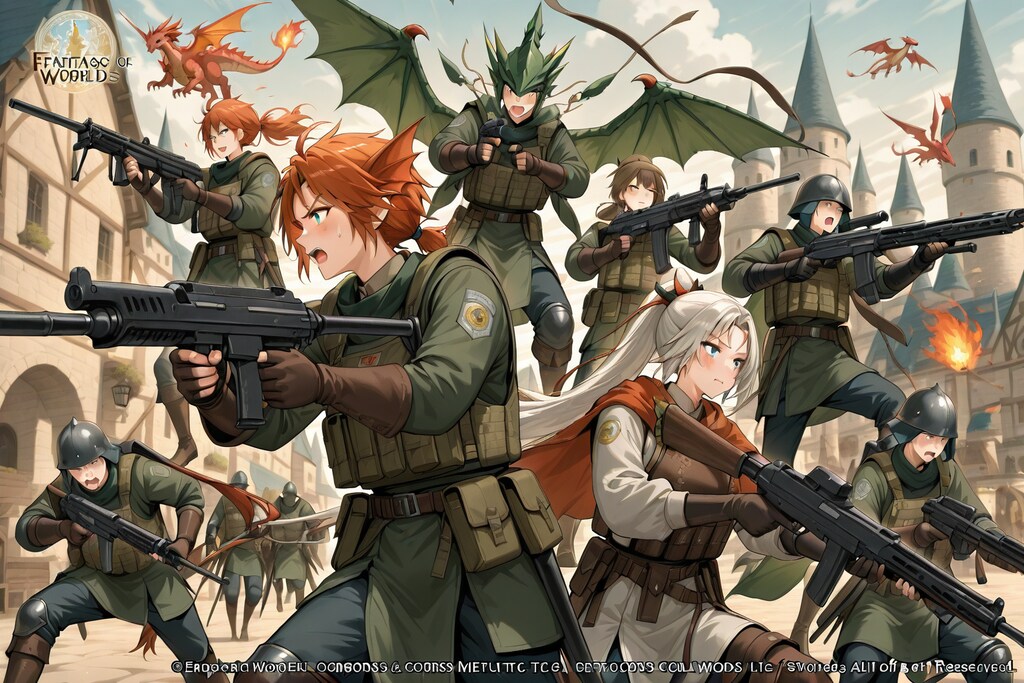 異世界で戦う自衛隊