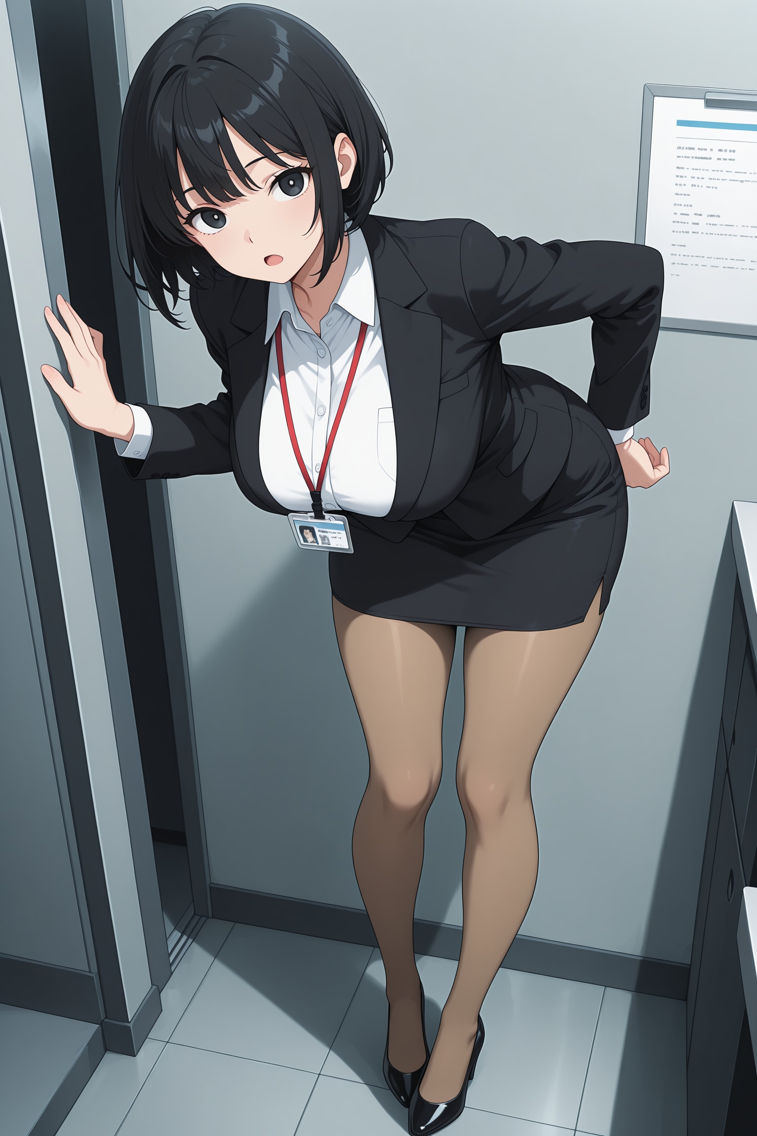 スーツ姿の幽凪さん