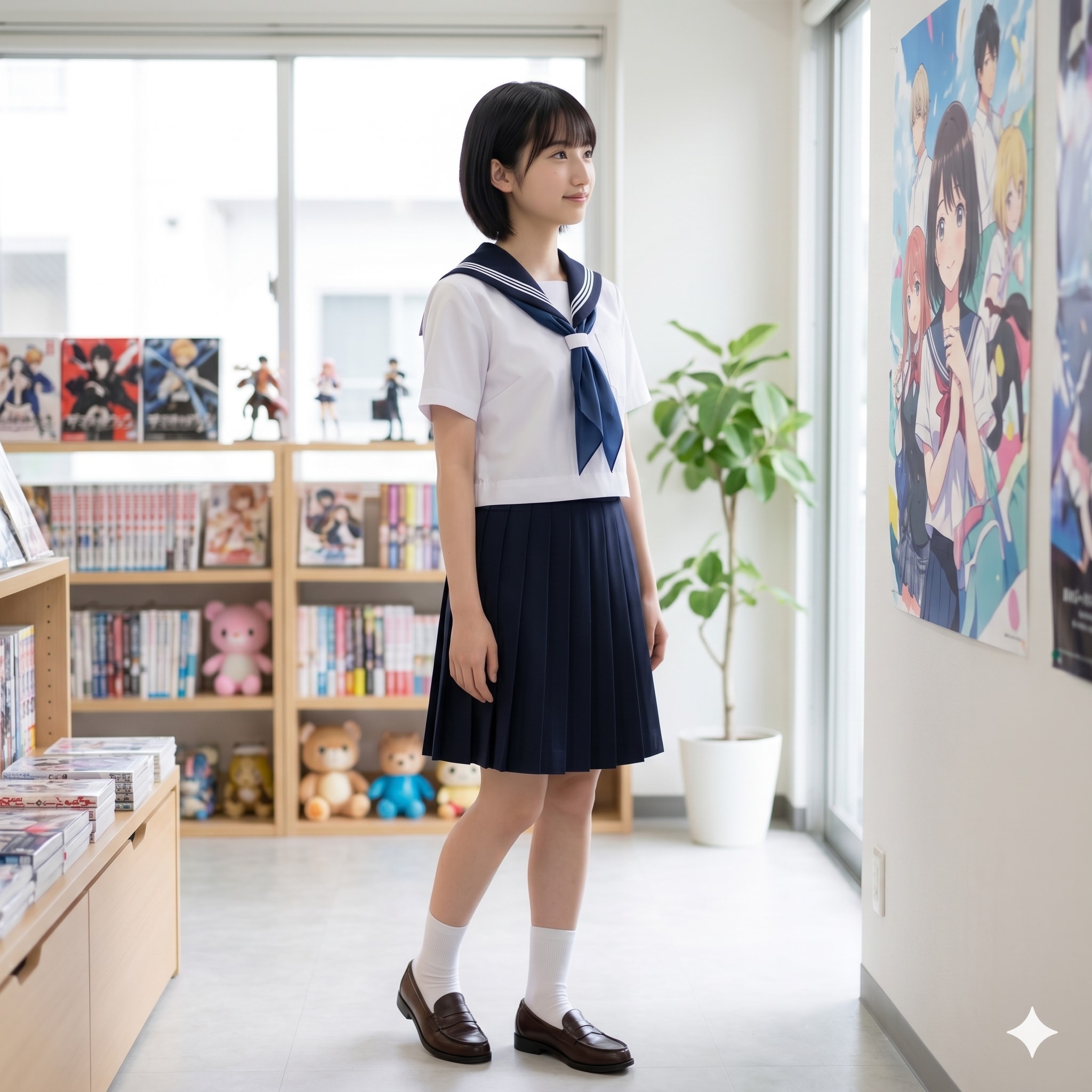 普通の美少女　アニメショップ