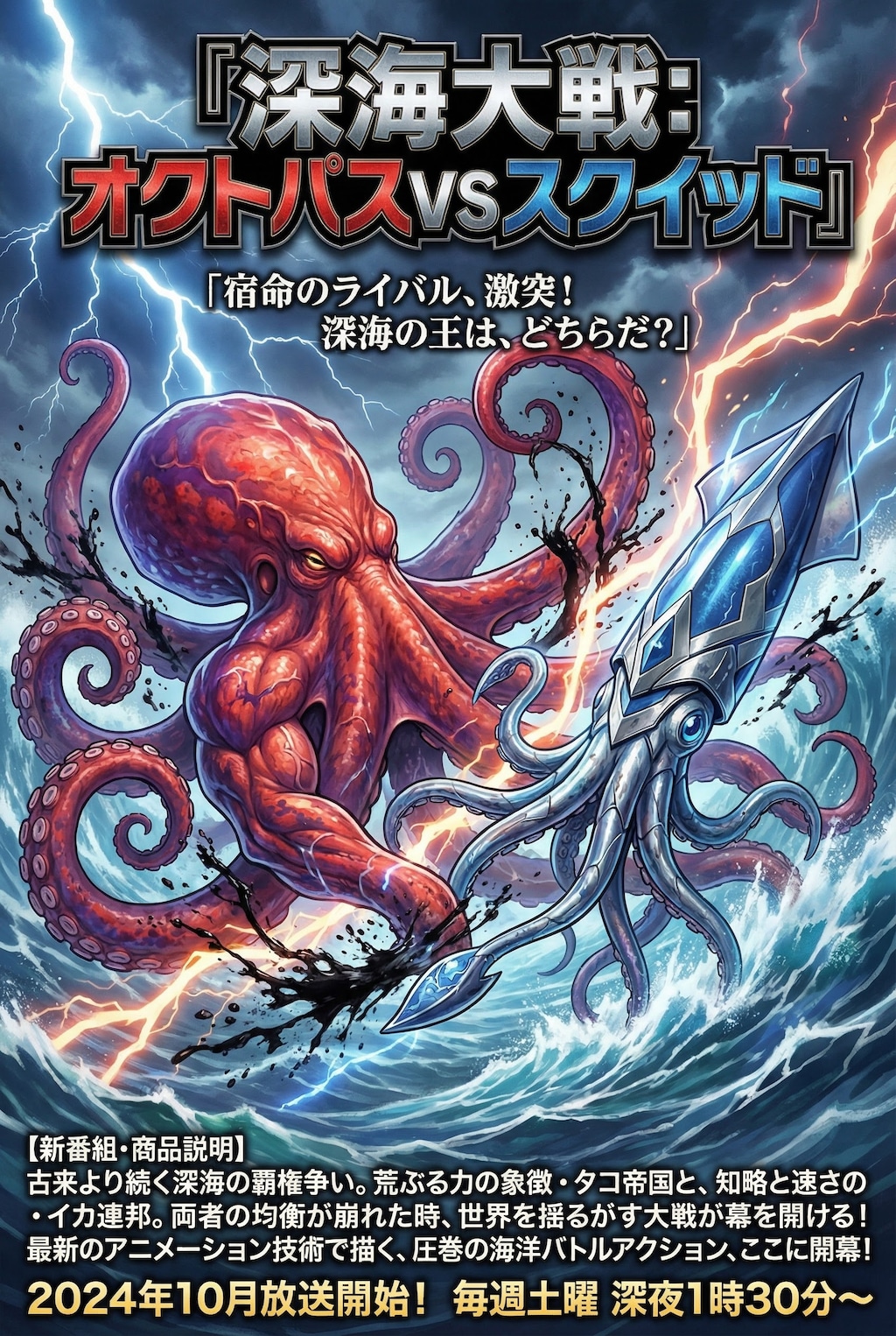 タコVSイカ　広告