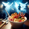ライブ会場のseafood noodle 3枚目