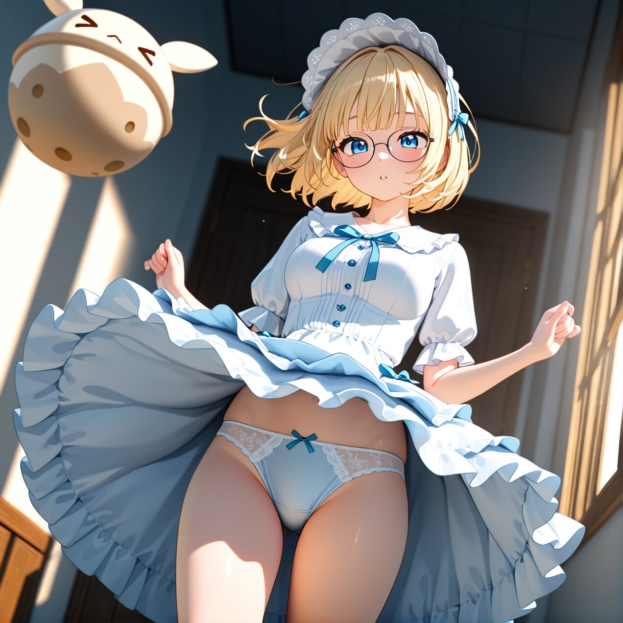 「なんで室内でエロい風！？」
