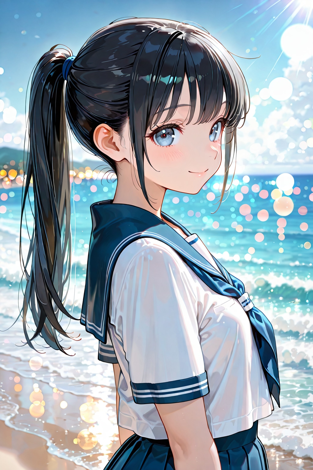 夏の砂浜(ECHIDNA)(39) | の人気AIイラスト・グラビア