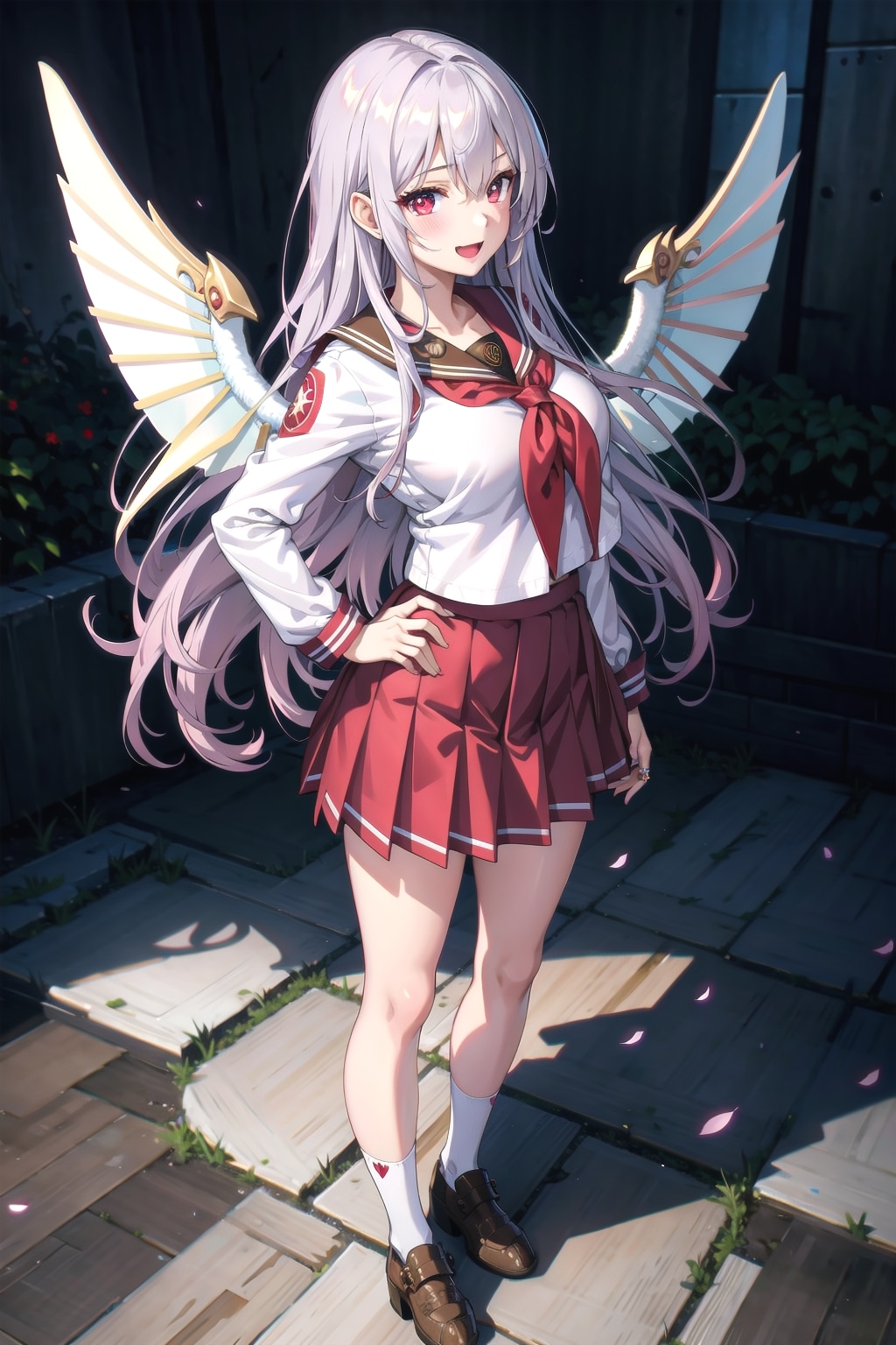 赤になったセーラー服