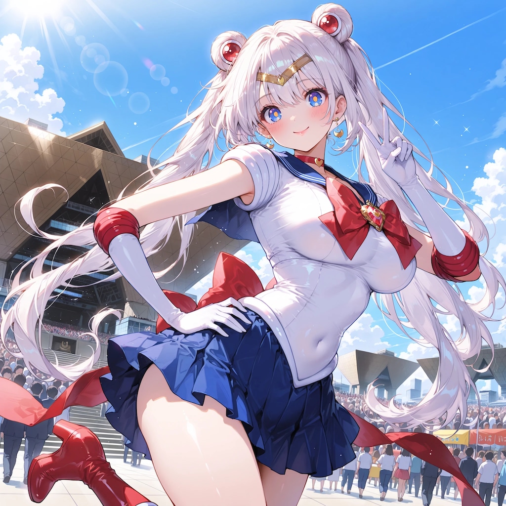 コスプレイベントの二人