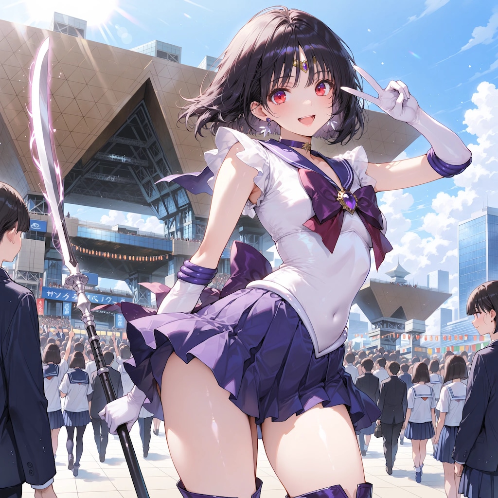 コスプレイベントの二人