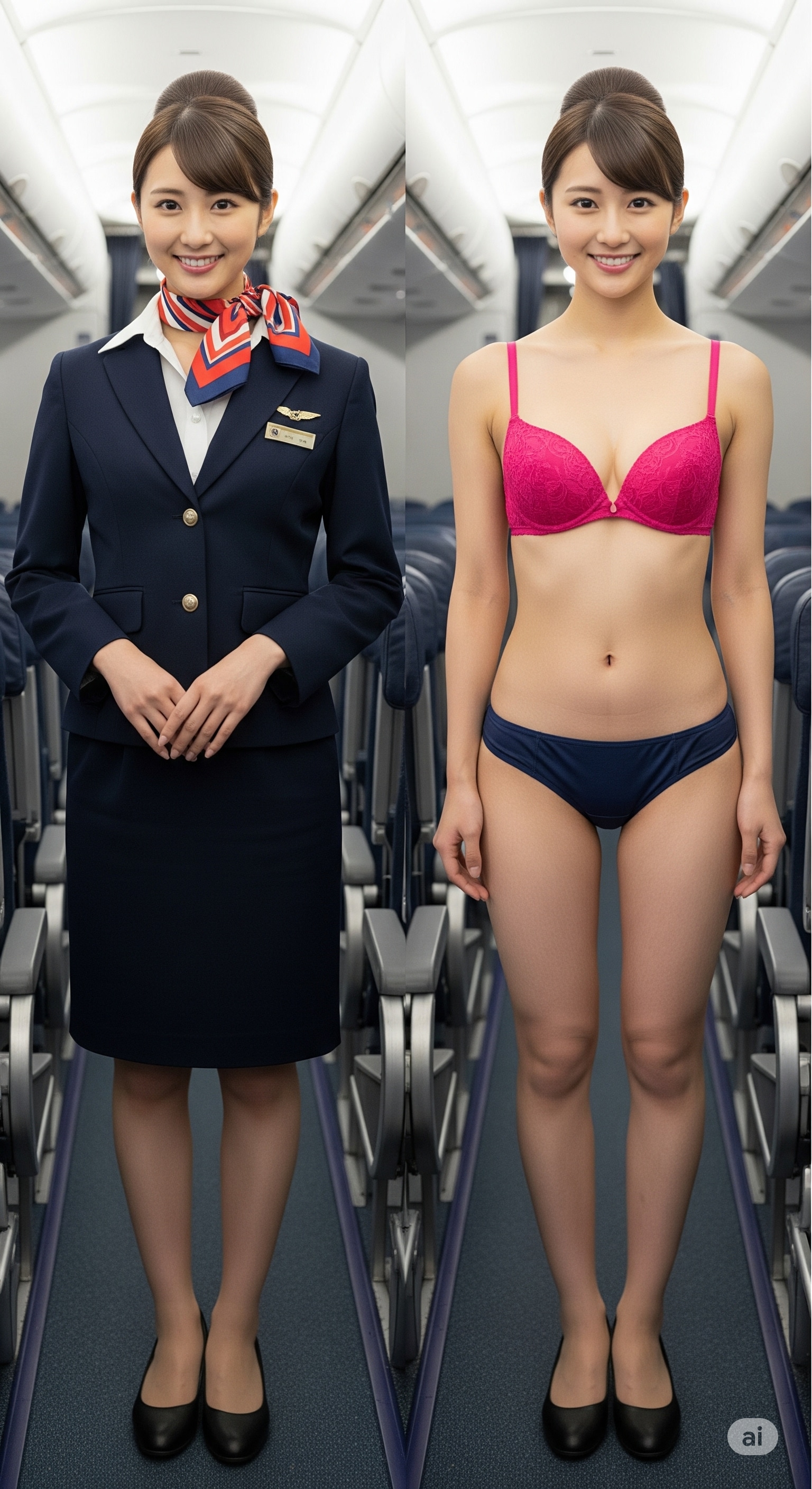 下着と普段着の比較⑨
