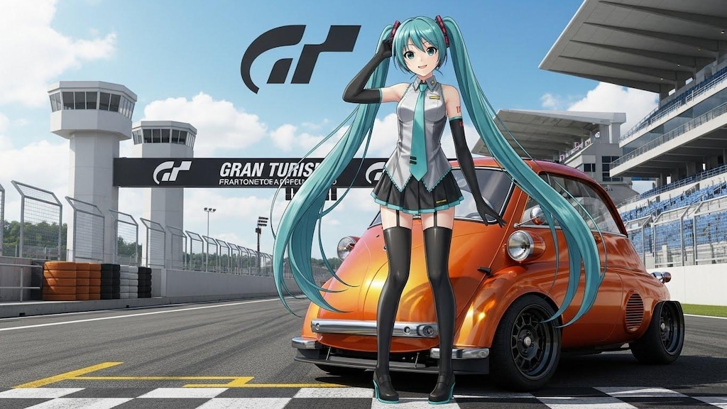 初音ミクとイセッタ